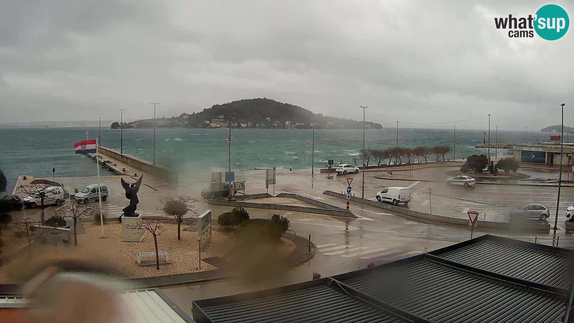 Webcam Ugliano – terminal traghetto da Preko a Zara