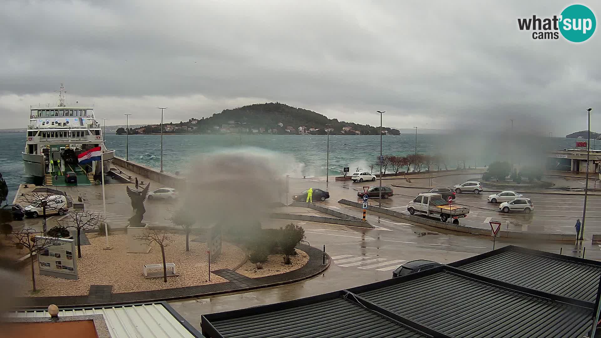 Spletna kamera Ugljan – trajekt Preko – Zadar