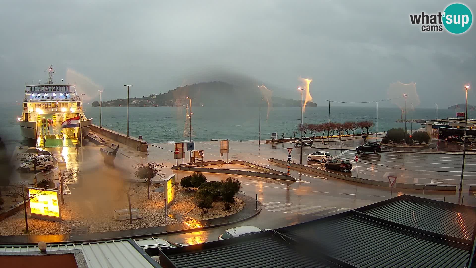 Webcam Ugliano – terminal traghetto da Preko a Zara