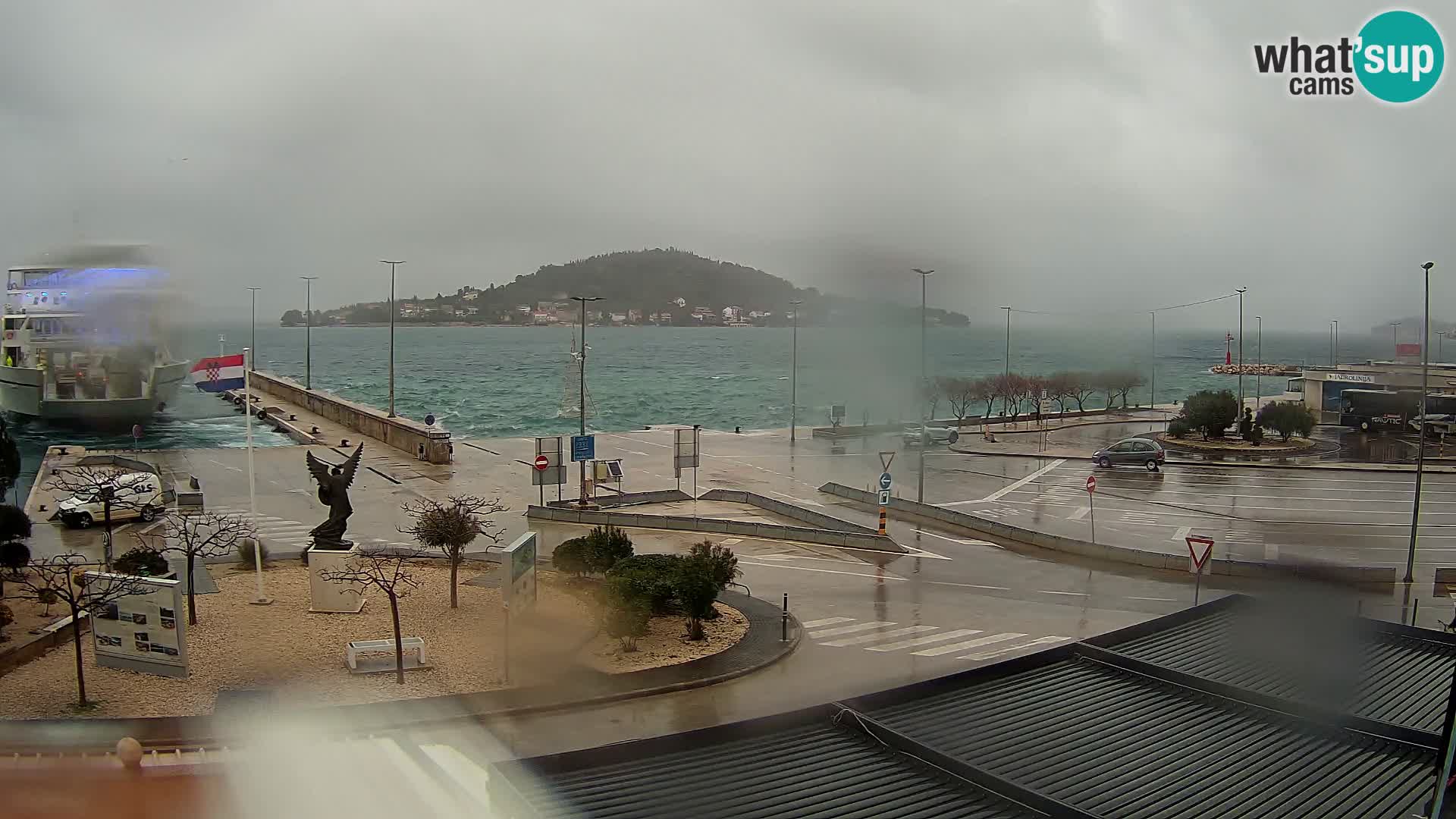 Webcam Ugliano – terminal traghetto da Preko a Zara