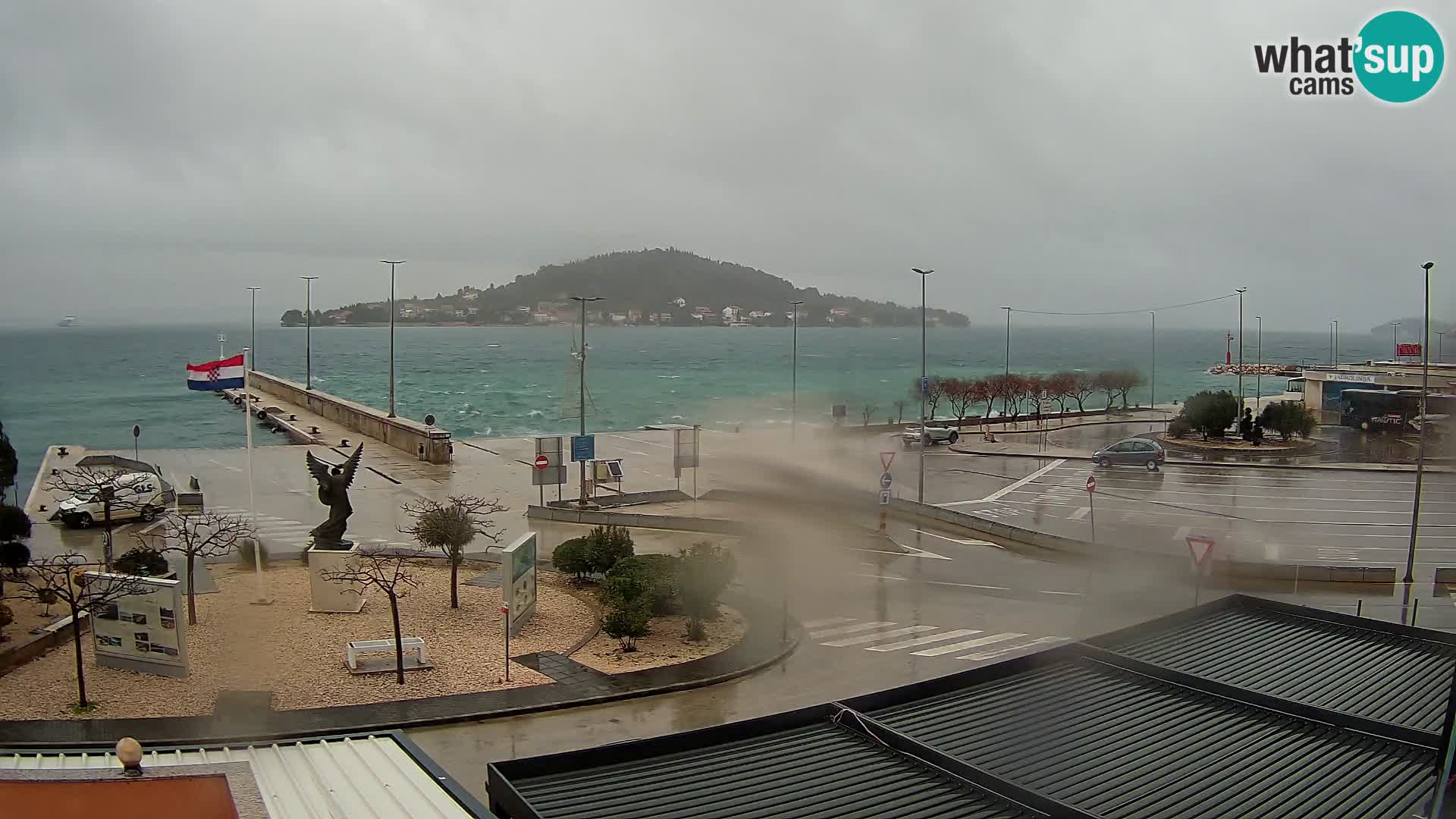 Web kamera Ugljan – Preko trajekt za Zadar