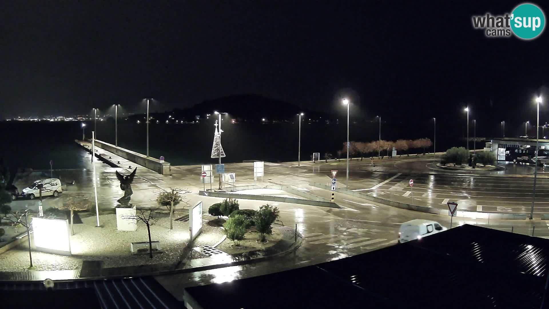 Webcam Ugliano – terminal traghetto da Preko a Zara