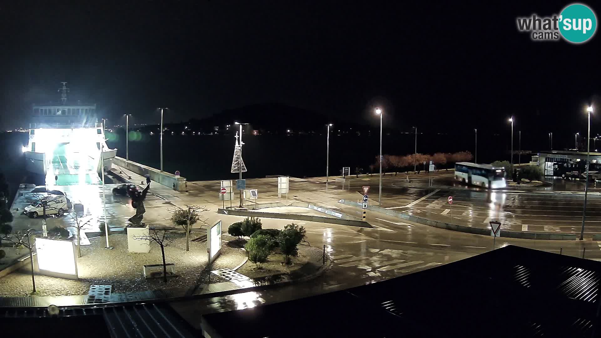 Webcam Ugliano – terminal traghetto da Preko a Zara