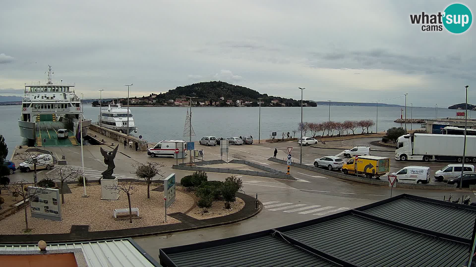 Webcam Ugljan – Preko Ferry to Zadar