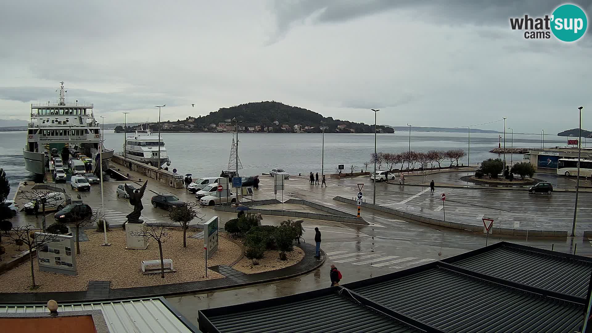 Web kamera Ugljan – Preko trajekt za Zadar