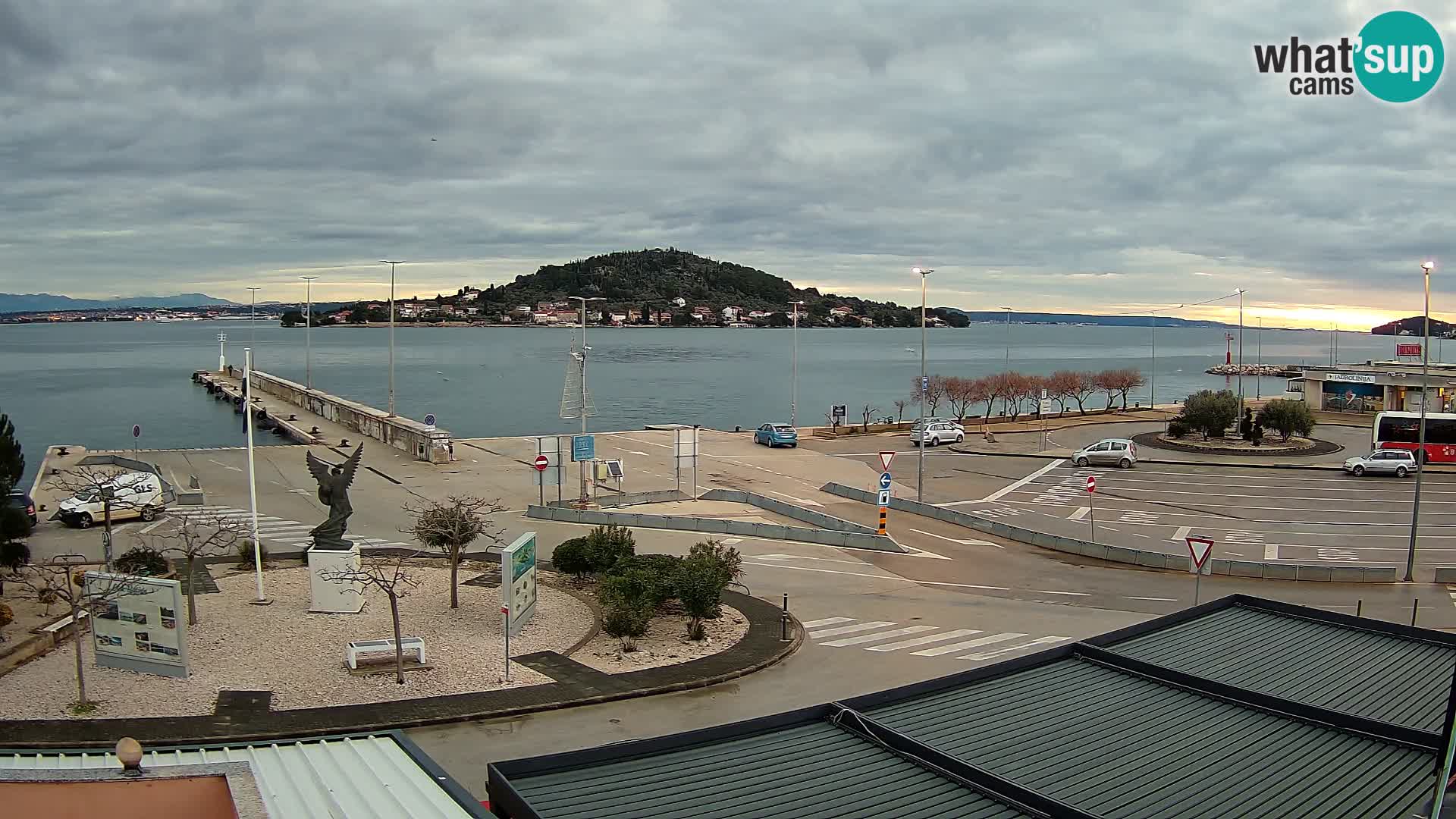Web kamera Ugljan – Preko trajekt za Zadar