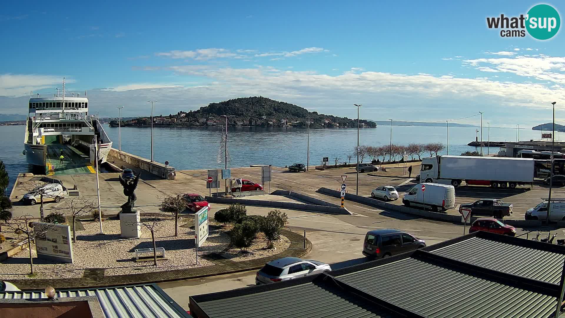Webcam Ugljan – Preko Ferry to Zadar