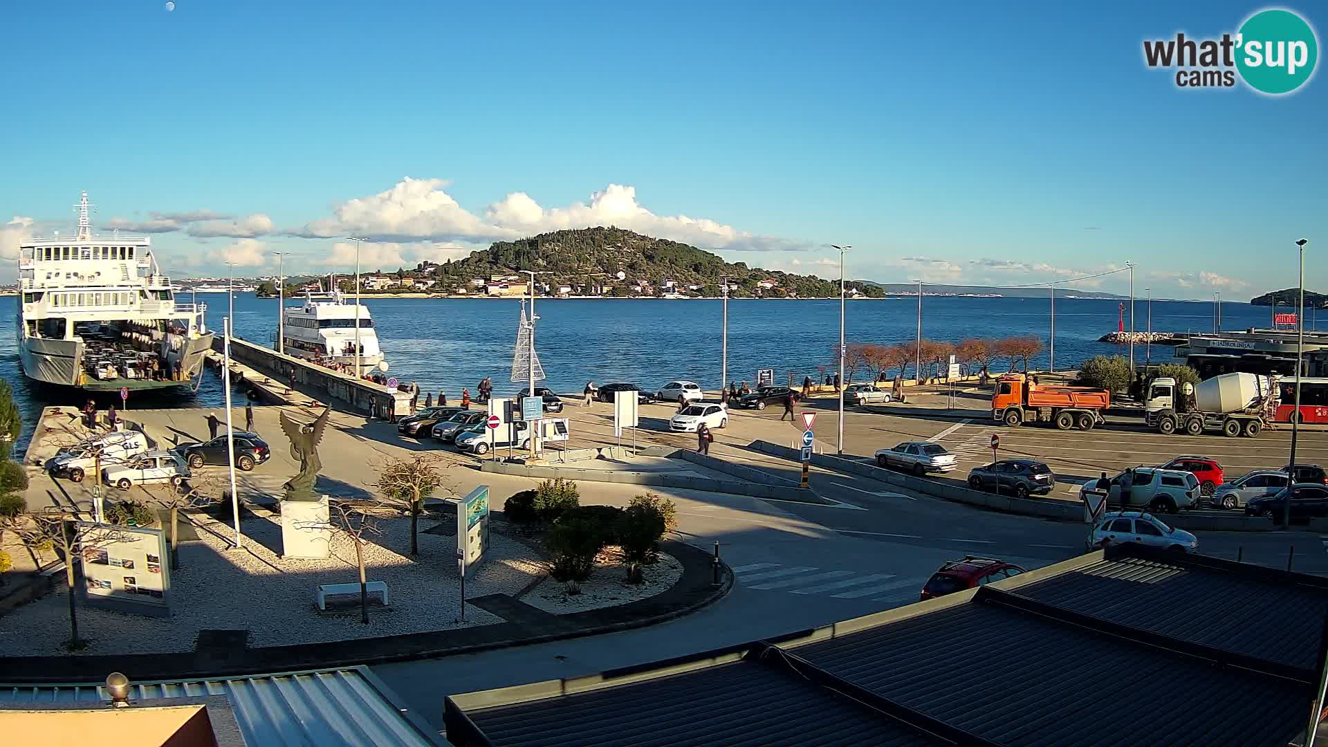 Webcam Ugljan – Preko Ferry to Zadar