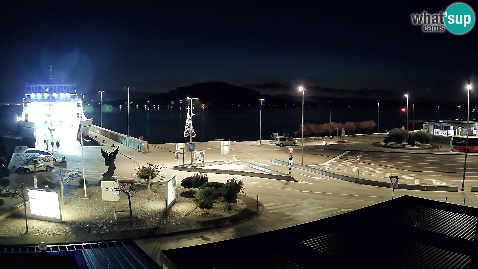 Spletna kamera Ugljan – trajekt Preko – Zadar