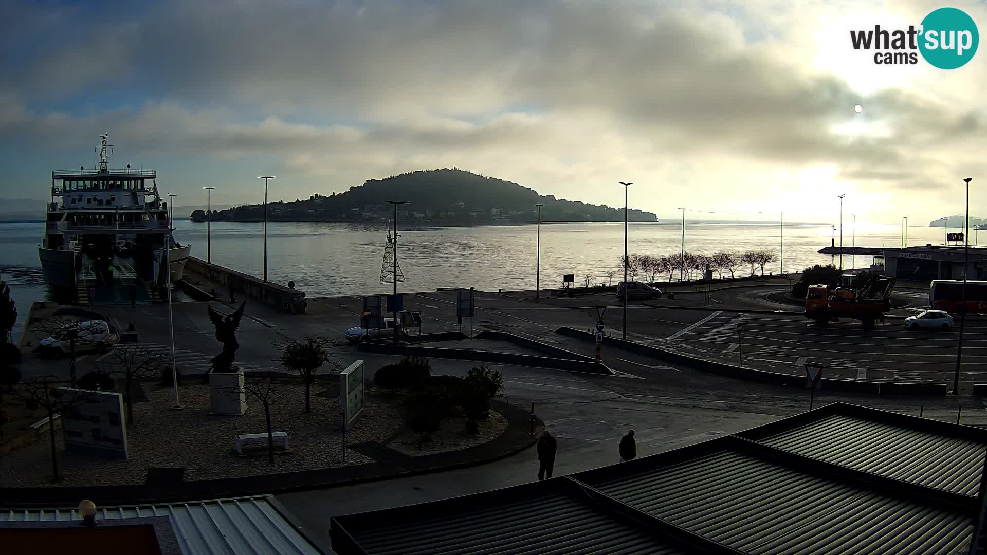 Spletna kamera Ugljan – trajekt Preko – Zadar