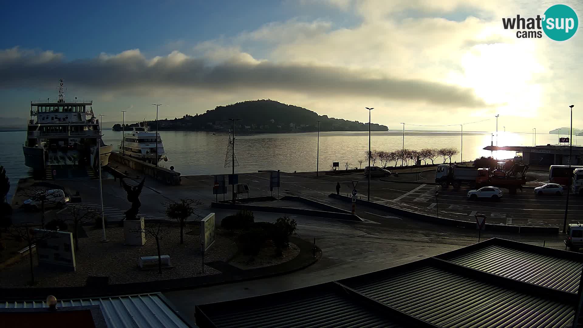 Spletna kamera Ugljan – trajekt Preko – Zadar