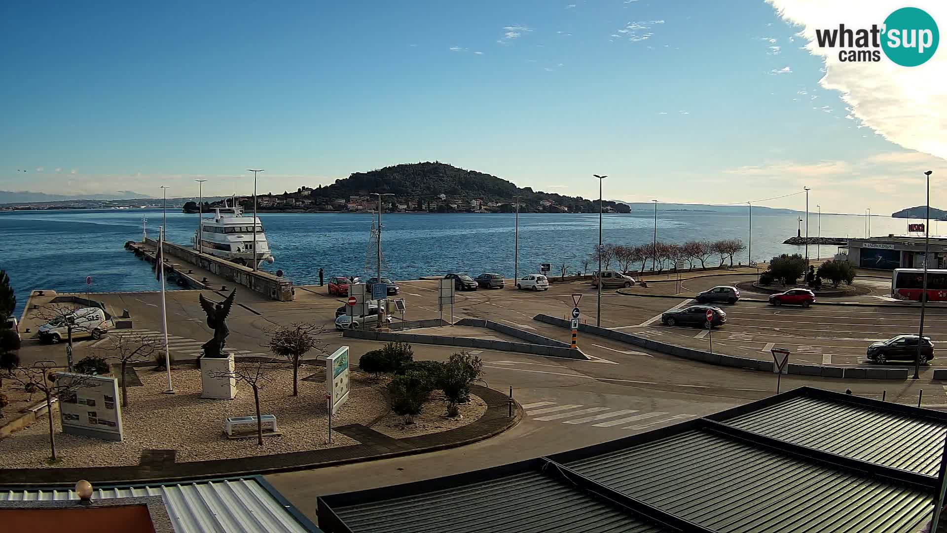 Web kamera Ugljan – Preko trajekt za Zadar