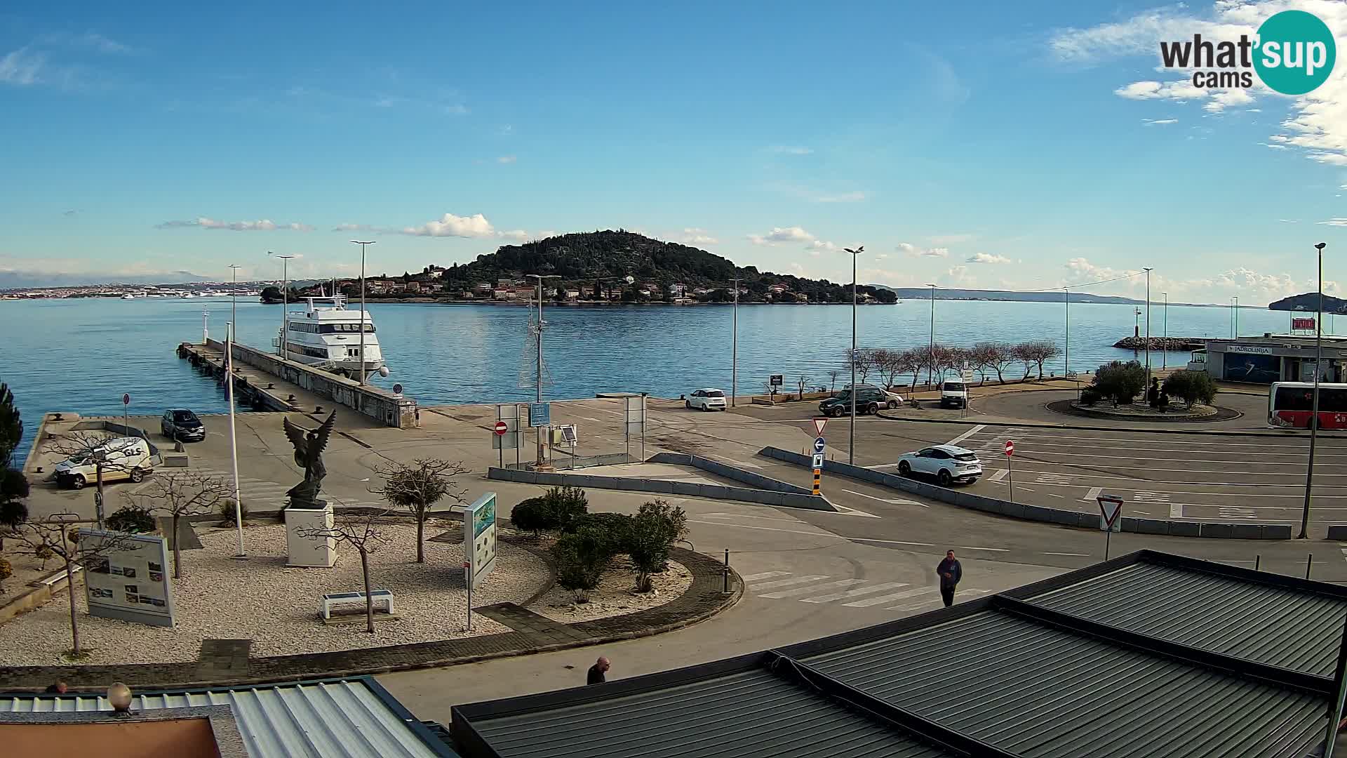 Web kamera Ugljan – Preko trajekt za Zadar