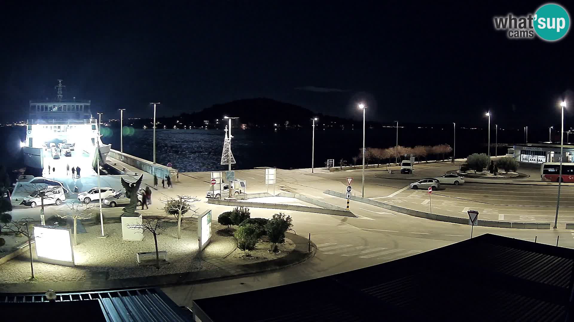 Web kamera Ugljan – Preko trajekt za Zadar