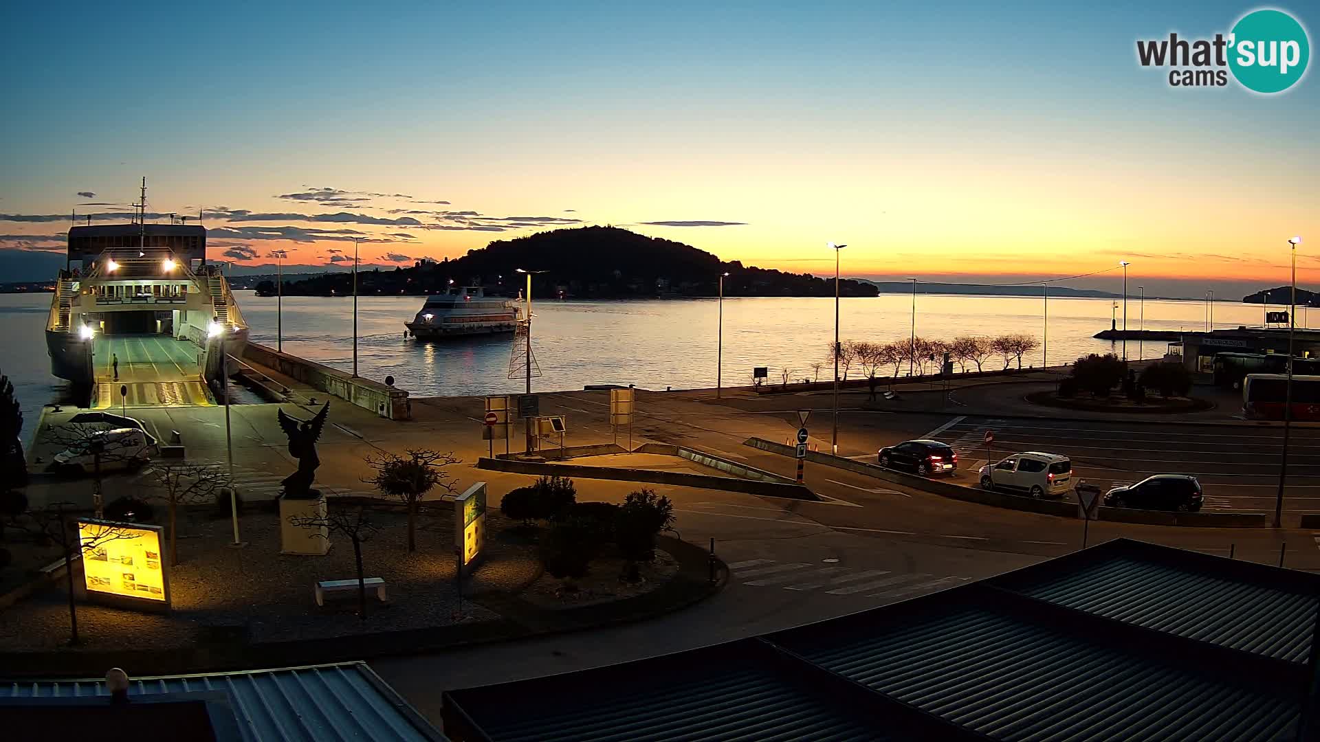 Webcam Ugljan – Preko Ferry to Zadar