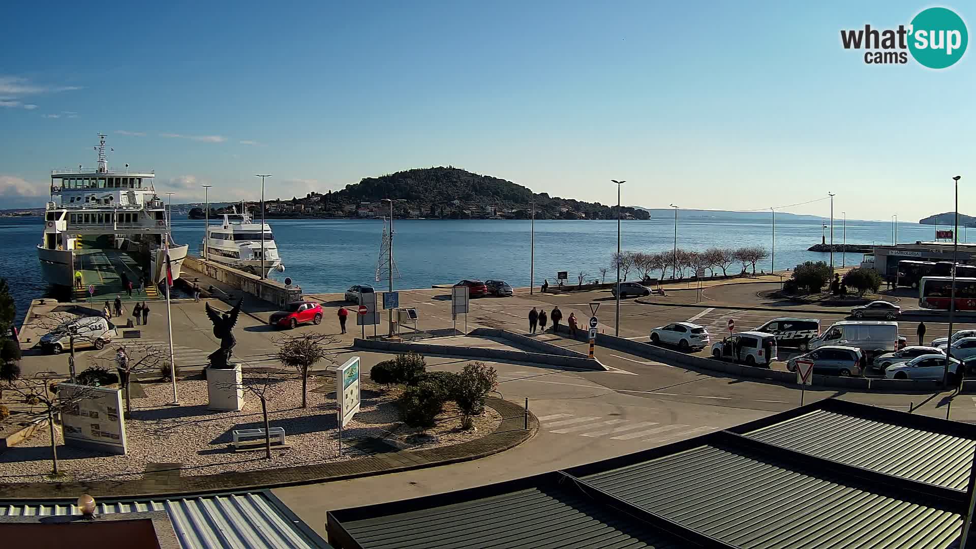 Webcam Ugljan – Preko Ferry to Zadar