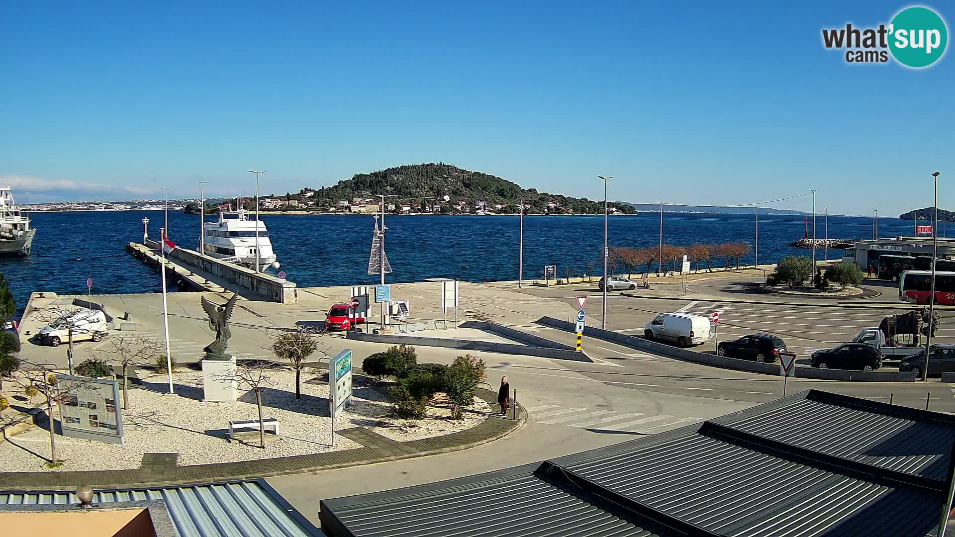 Spletna kamera Ugljan – trajekt Preko – Zadar