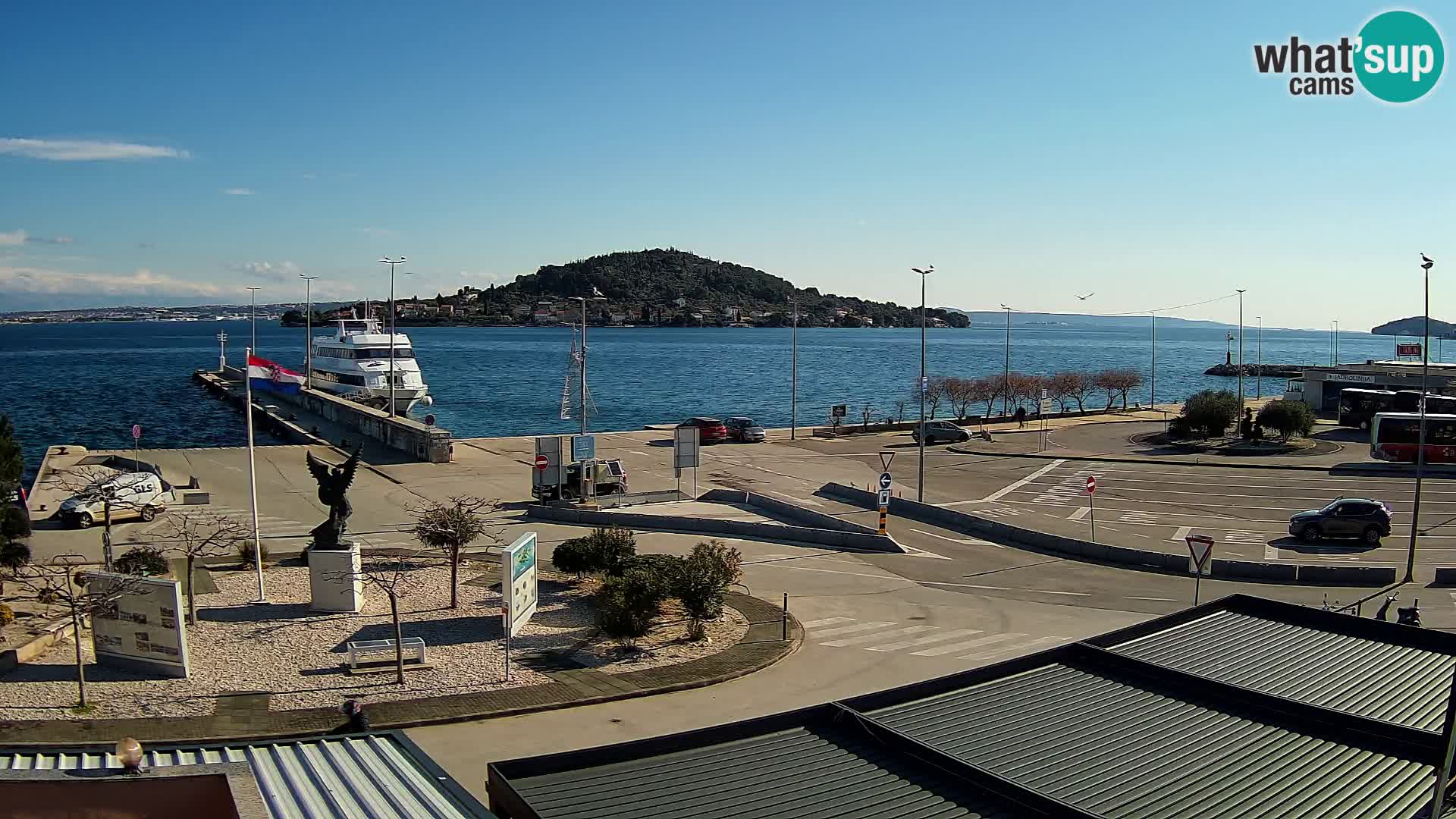 Spletna kamera Ugljan – trajekt Preko – Zadar