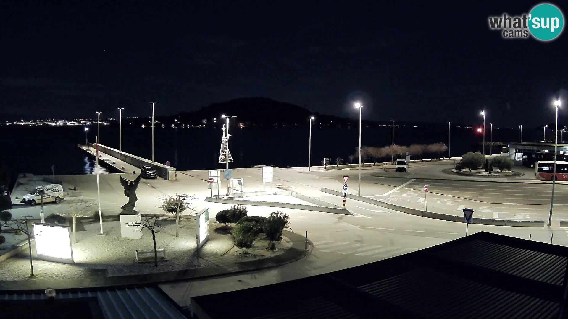 Webcam Ugliano – terminal traghetto da Preko a Zara