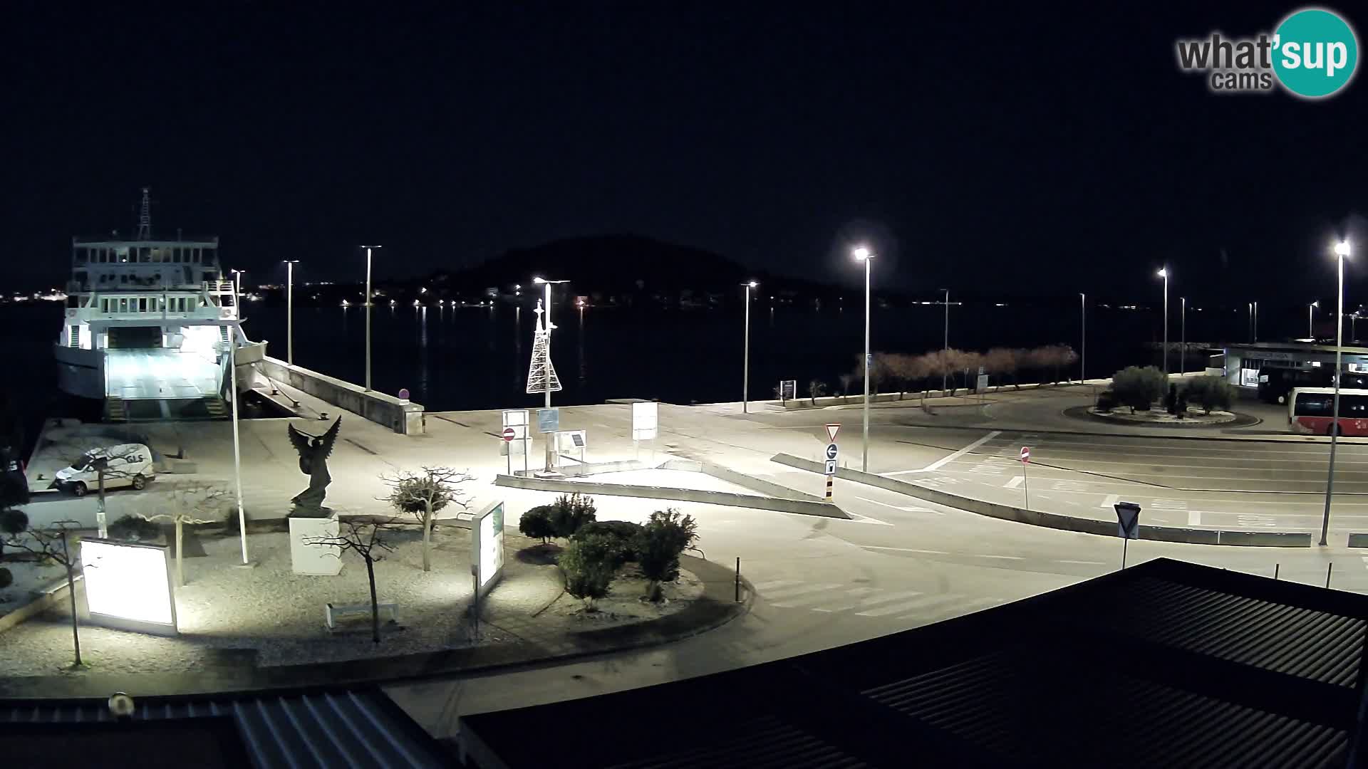 Webcam Ugliano – terminal traghetto da Preko a Zara