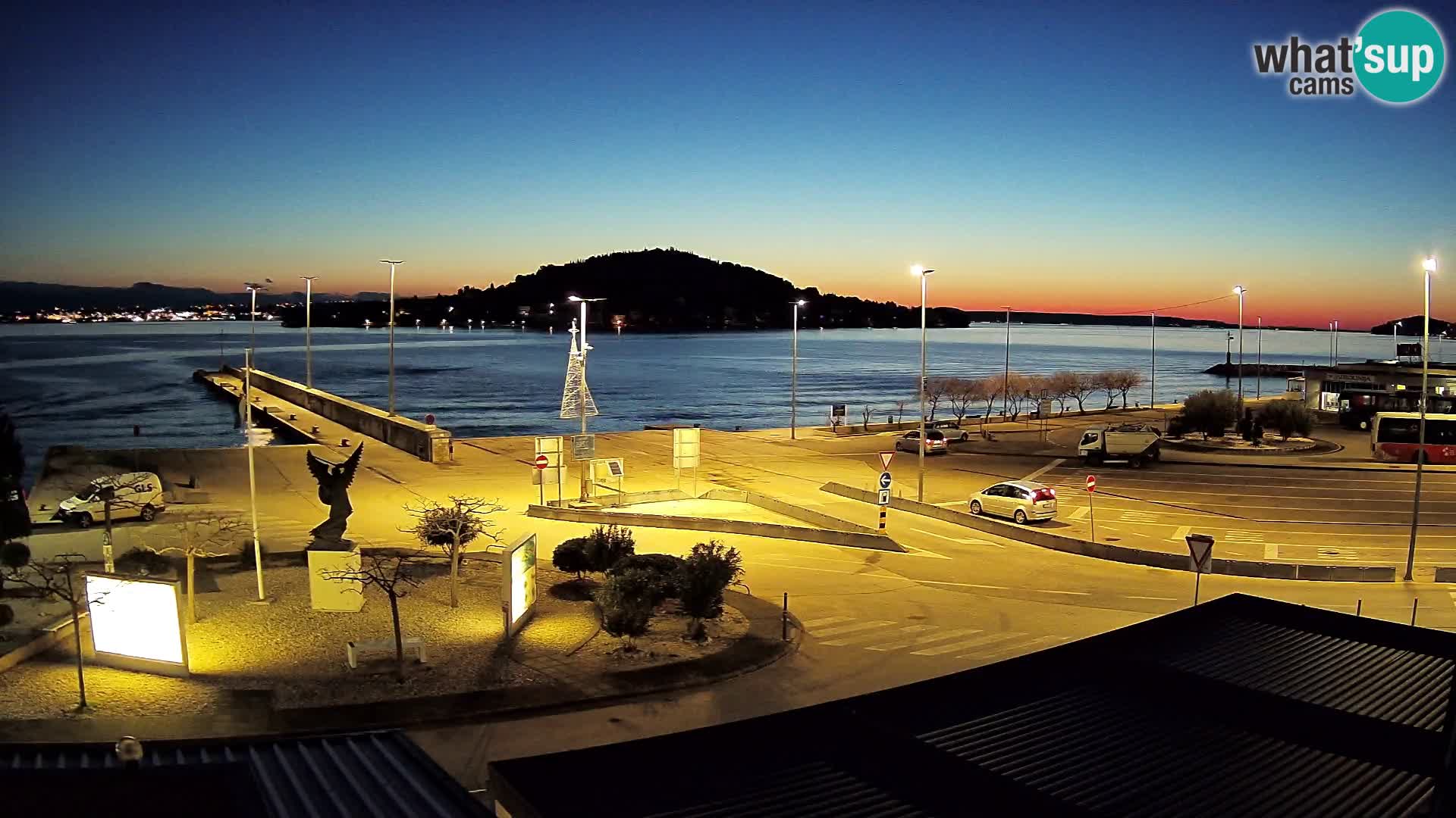 Webcam Ugliano – terminal traghetto da Preko a Zara