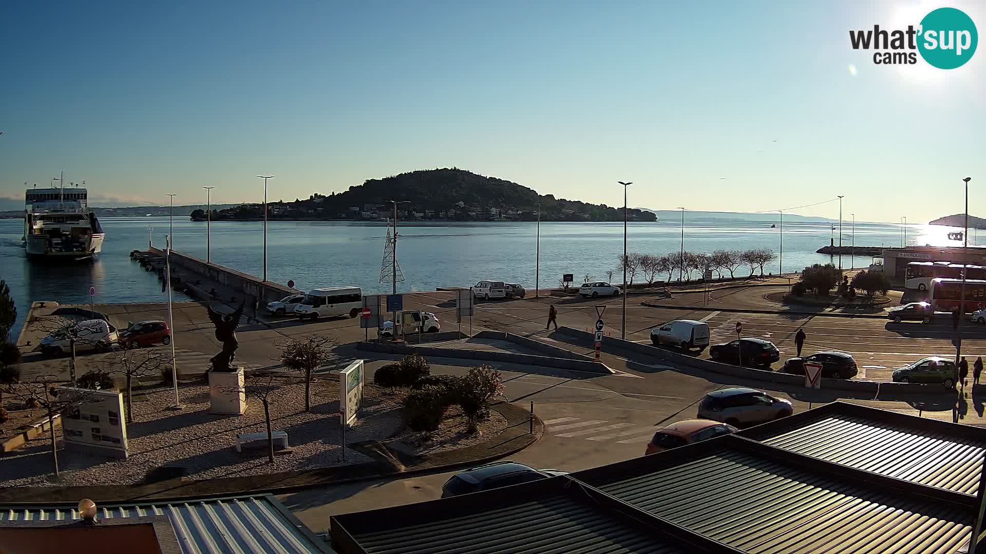 Web kamera Ugljan – Preko trajekt za Zadar