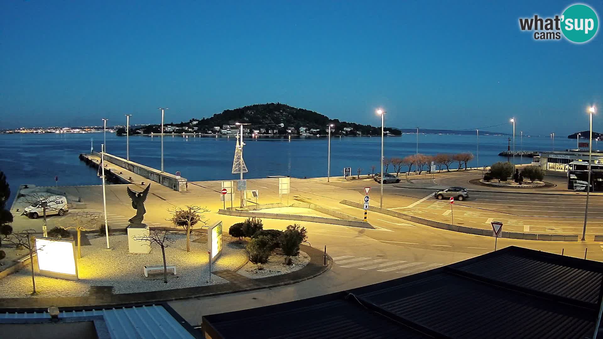 Web kamera Ugljan – Preko trajekt za Zadar