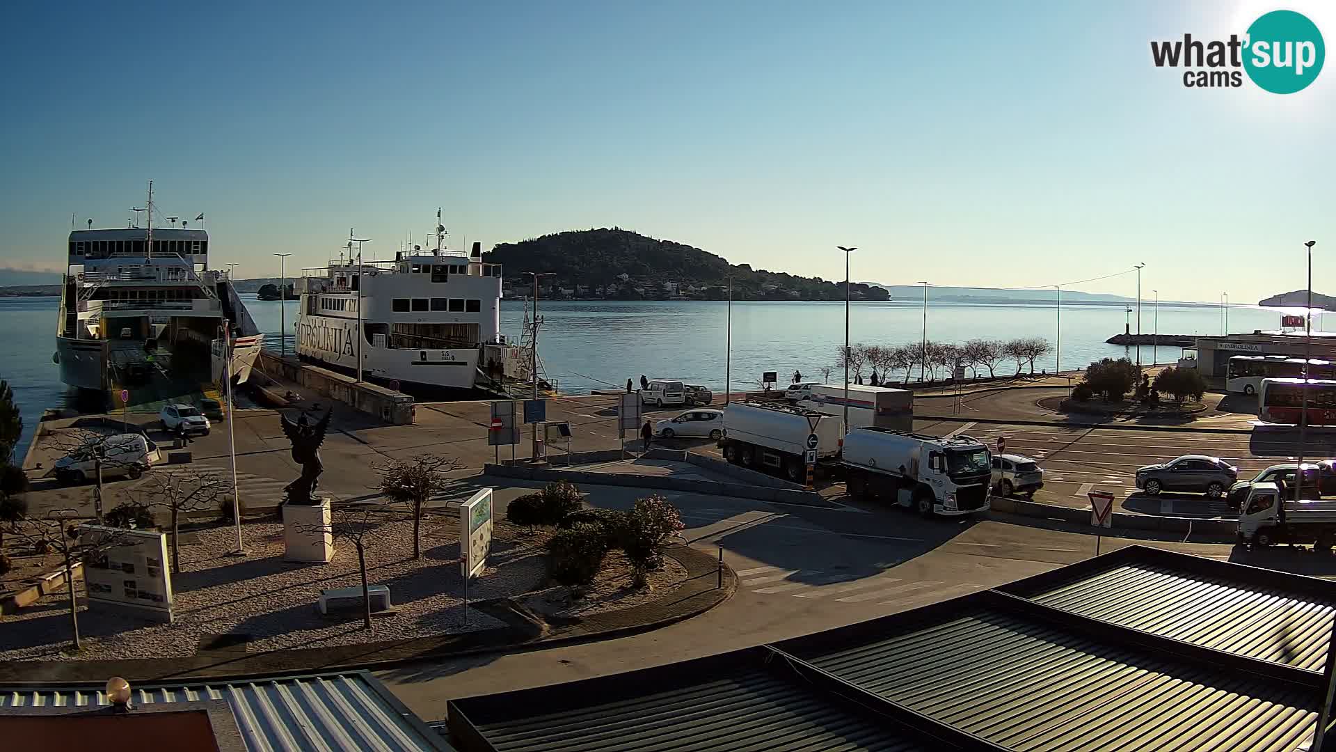 Webcam Ugljan – Preko Ferry to Zadar