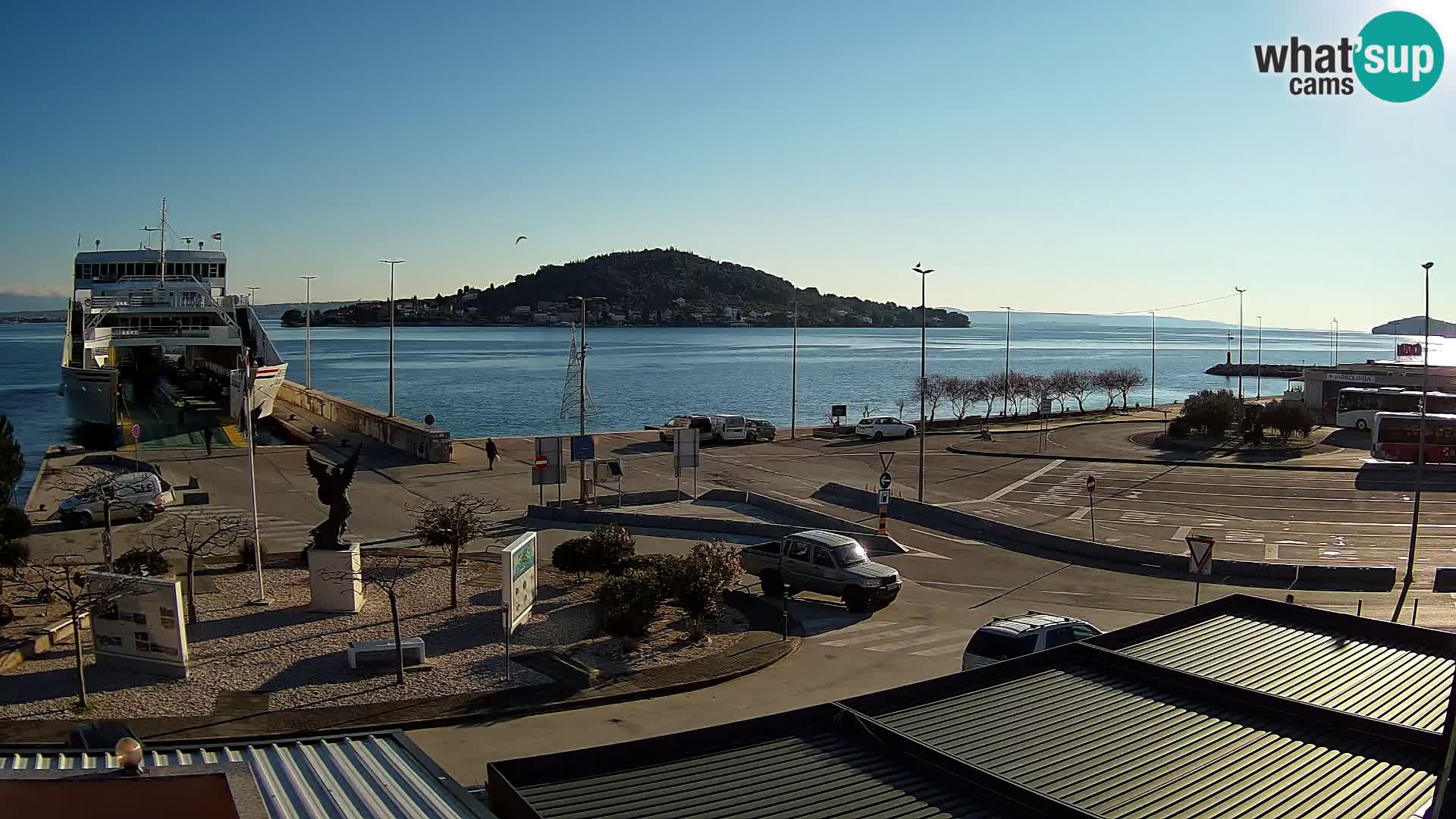 Webcam Ugljan – Preko Ferry to Zadar