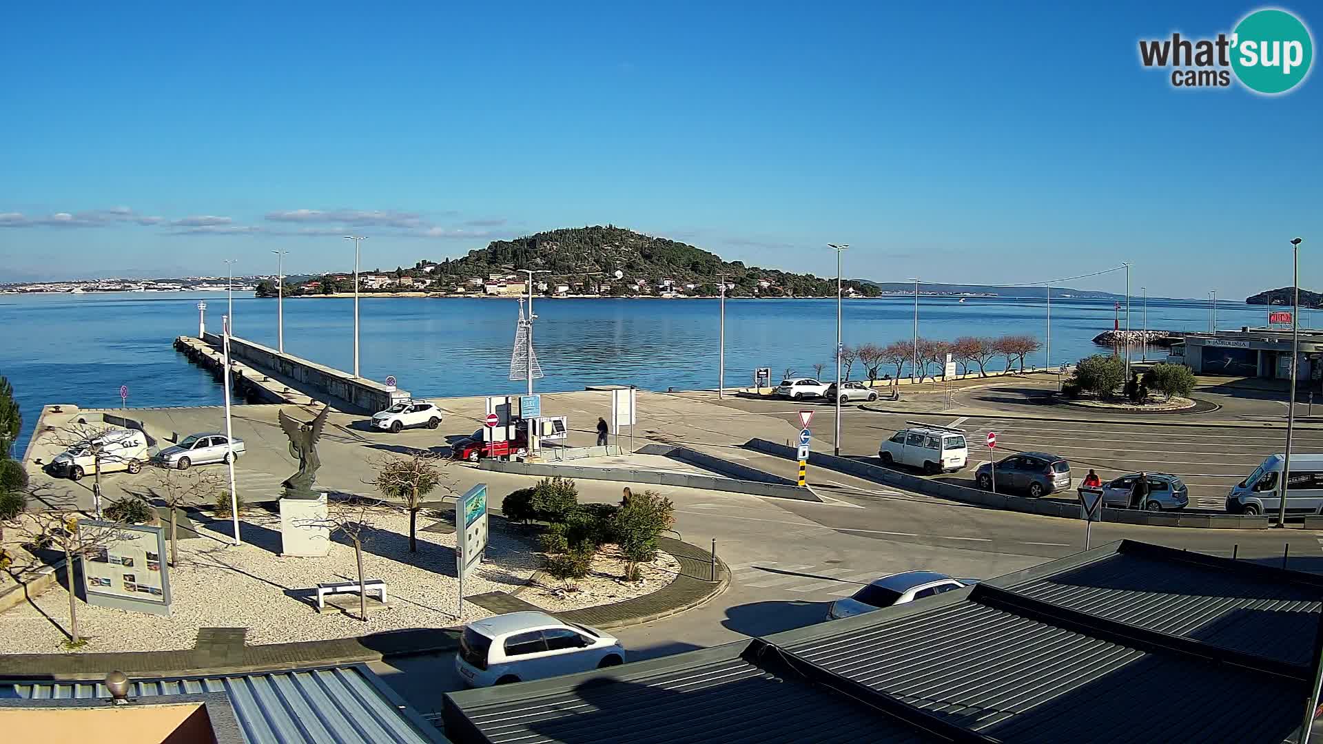 Spletna kamera Ugljan – trajekt Preko – Zadar