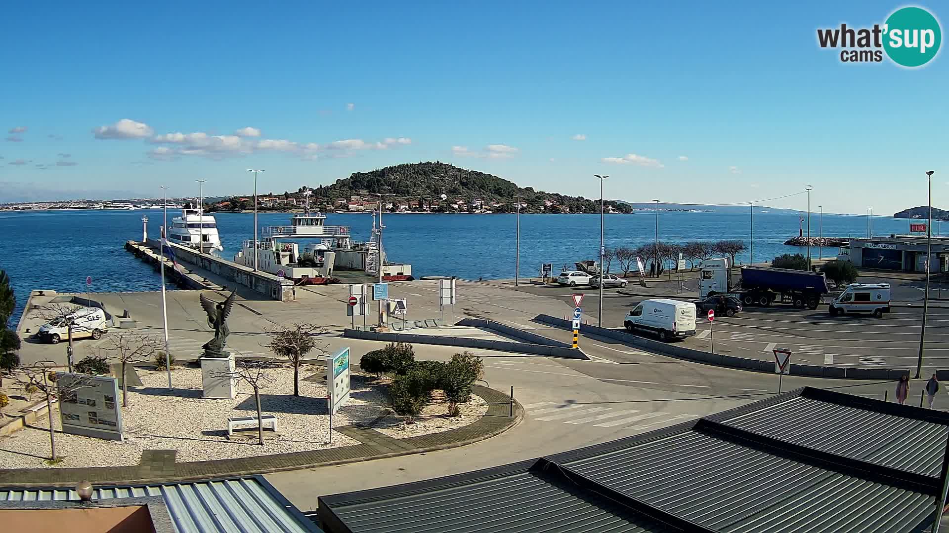 Web cam UGLJAN – Ferry de Preko à Zadar