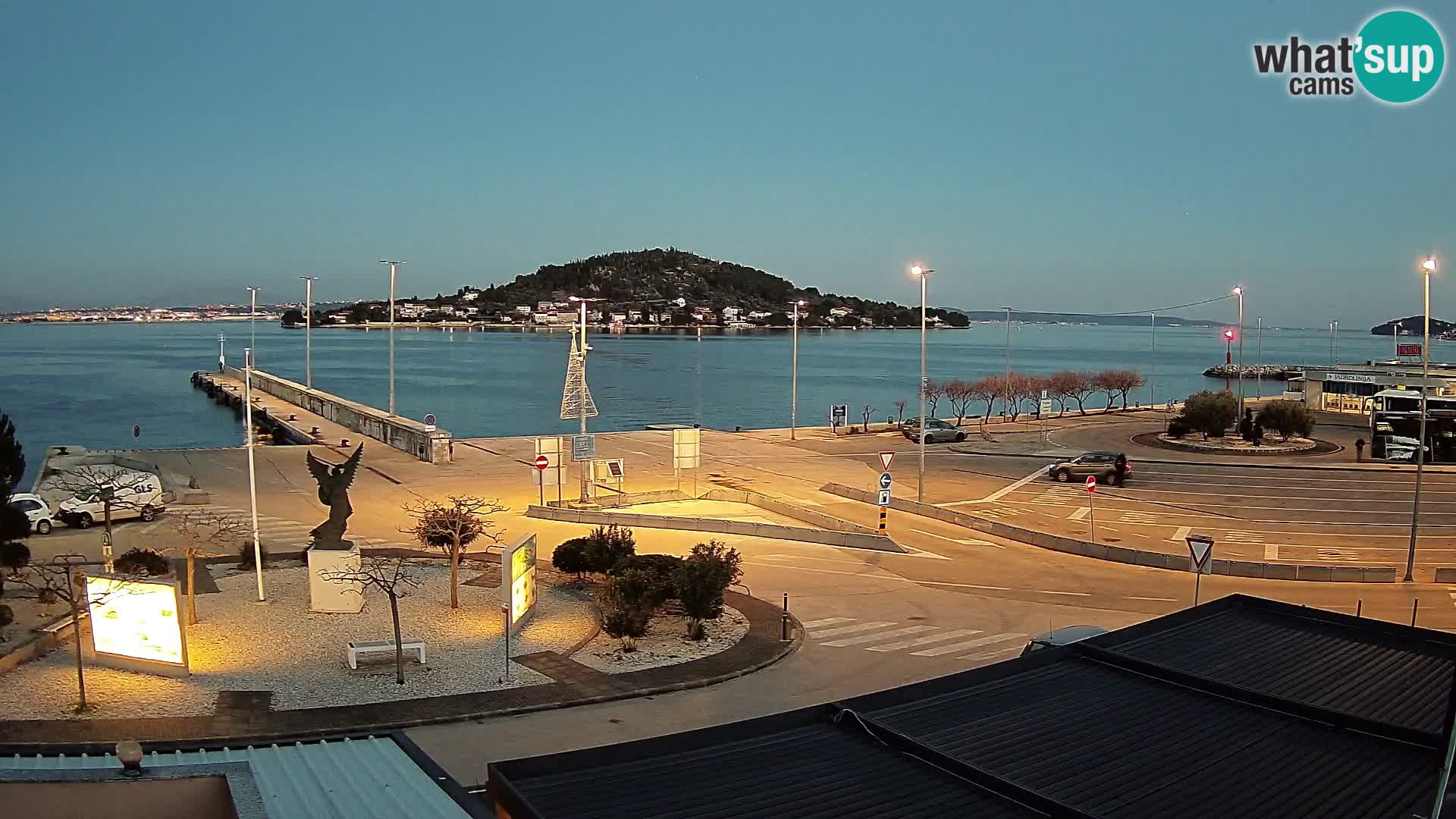 Webcam Ugliano – terminal traghetto da Preko a Zara