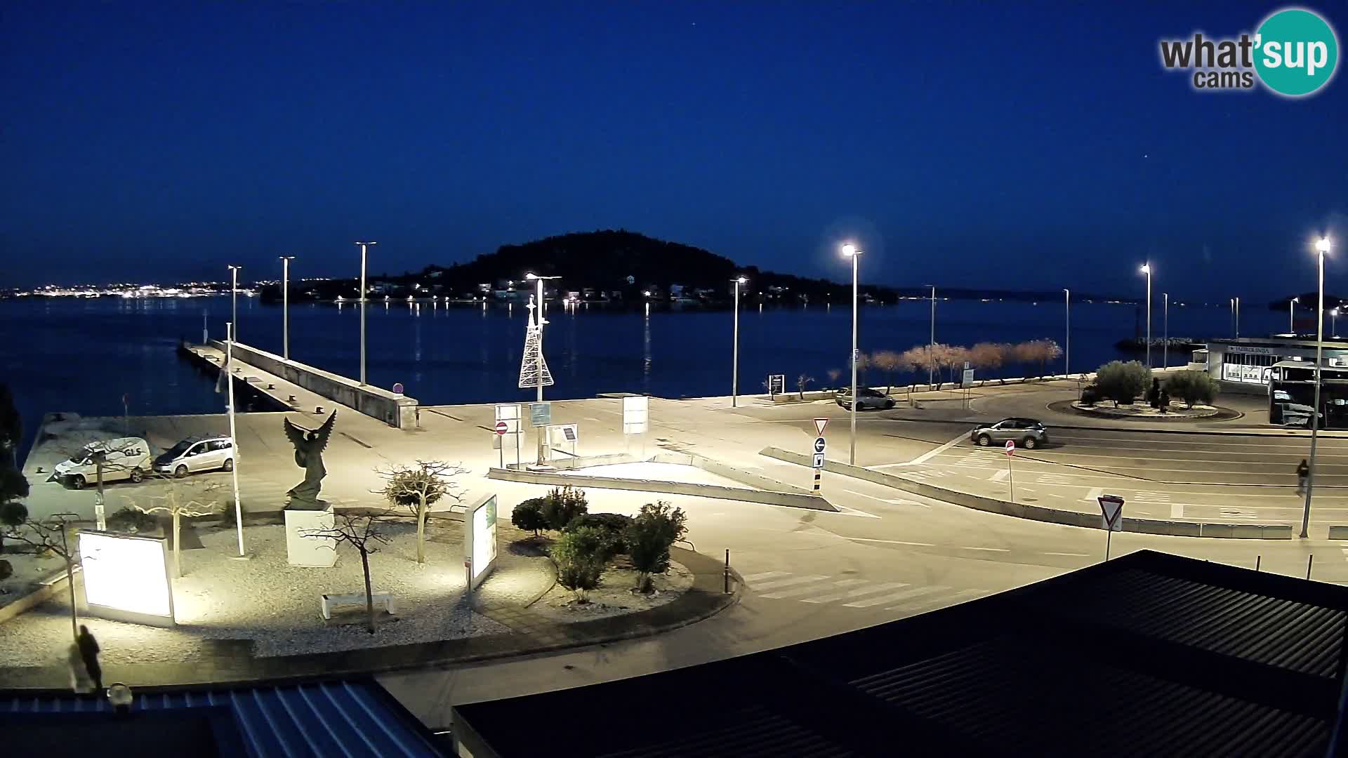 Web kamera Ugljan – Preko trajekt za Zadar