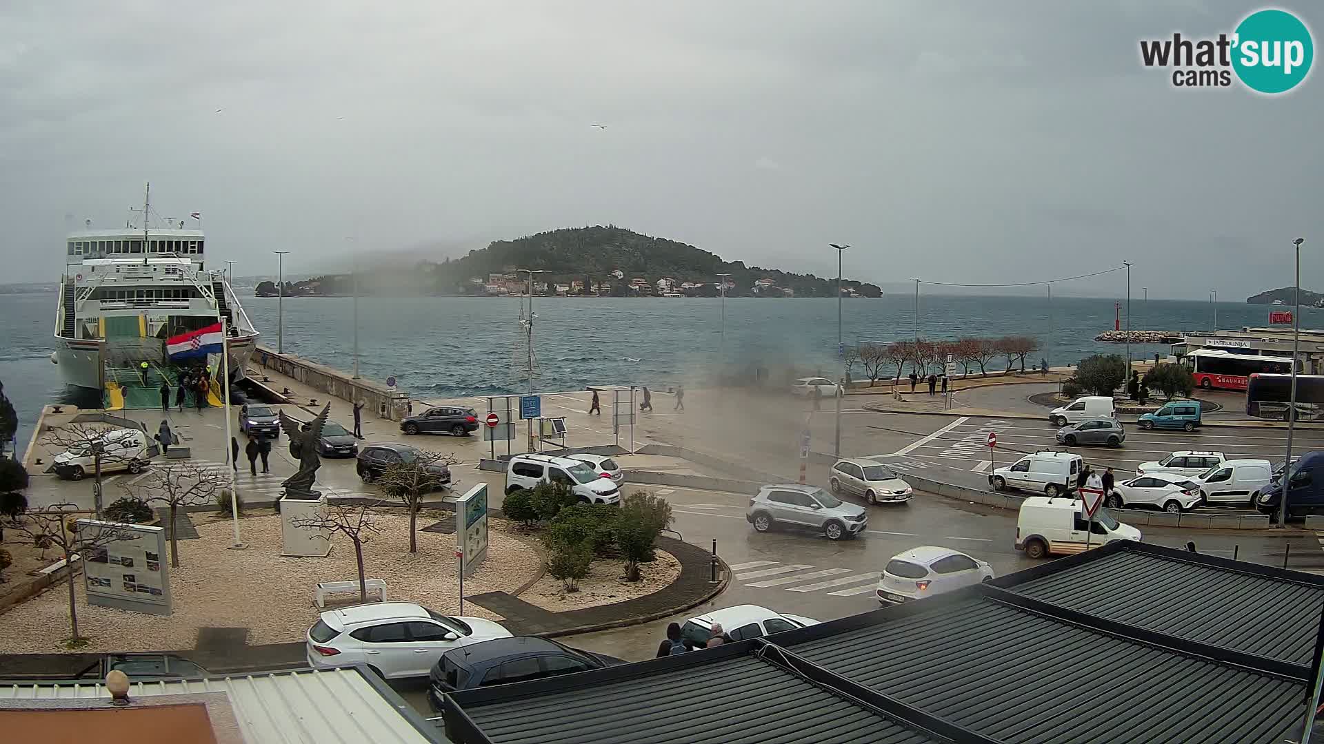 Webcam Ugliano – terminal traghetto da Preko a Zara