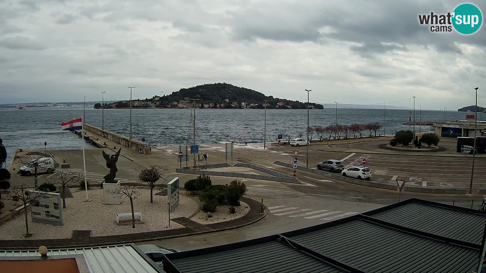 Webcam Ugljan – Preko Ferry to Zadar