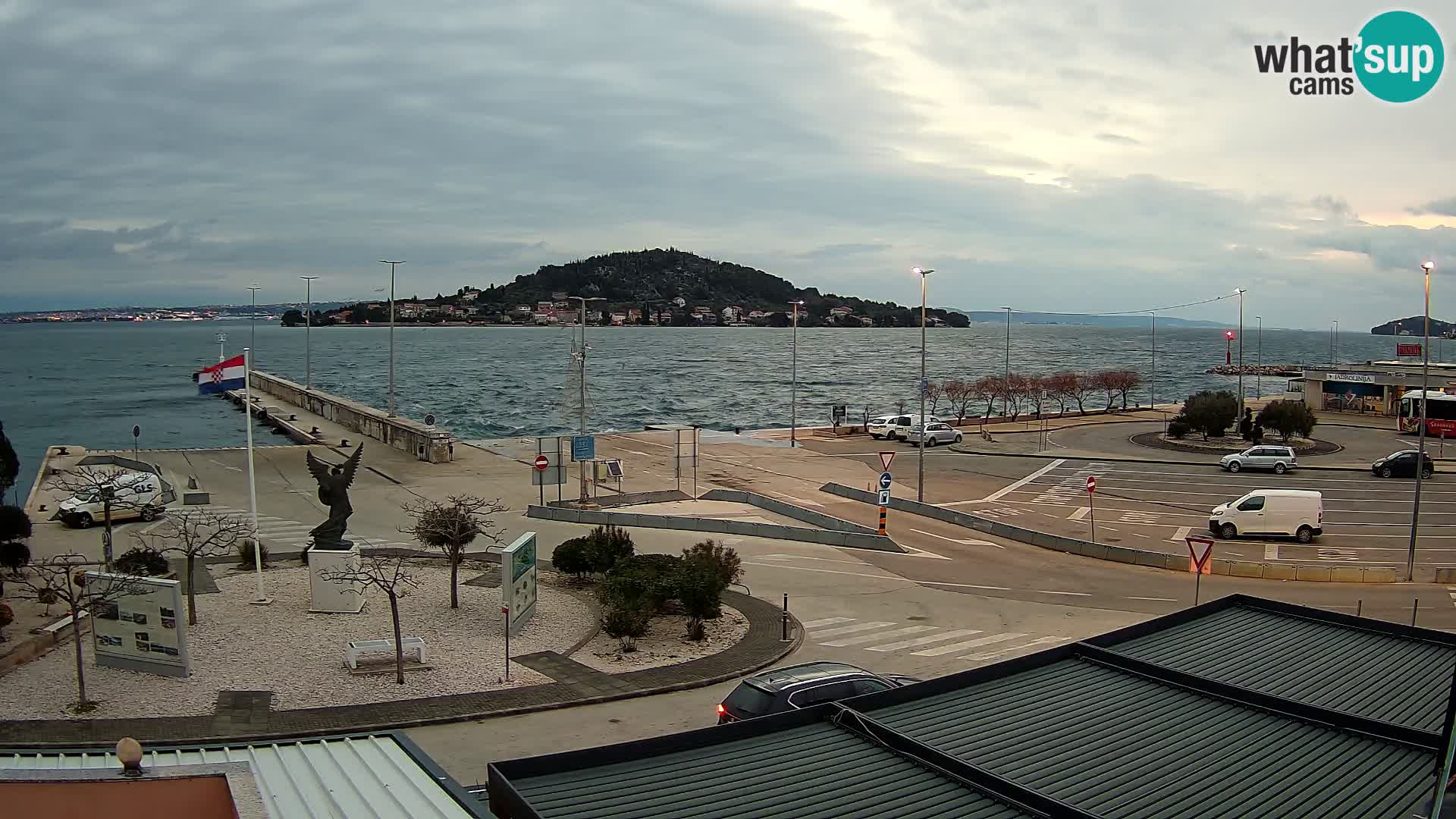 Spletna kamera Ugljan – trajekt Preko – Zadar