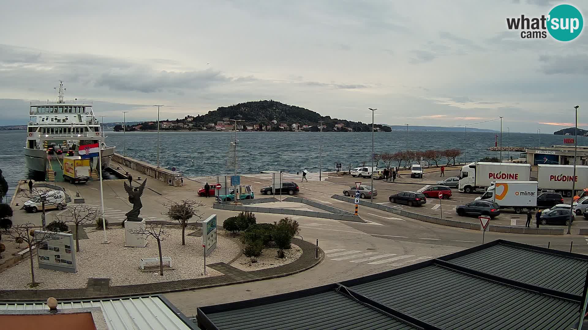 Webcam Ugljan – Preko Ferry to Zadar