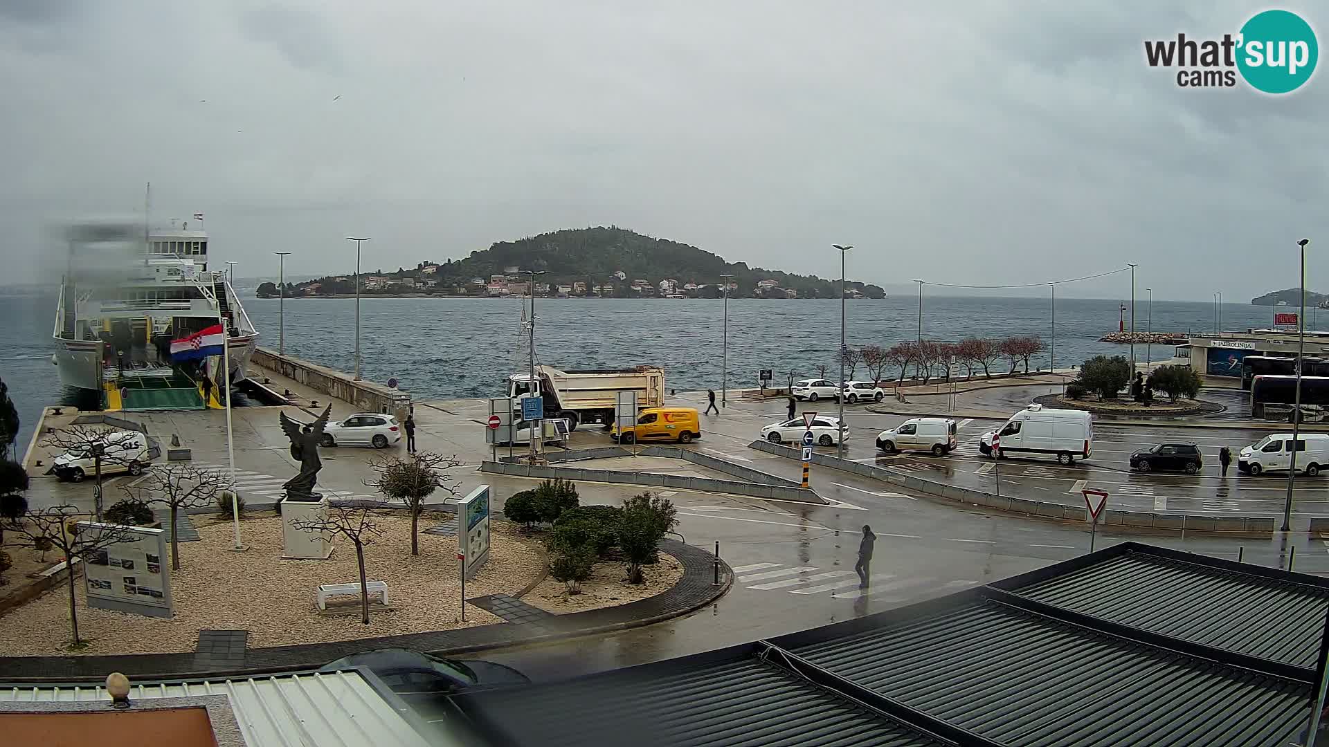 Webcam Ugljan – Preko Ferry to Zadar