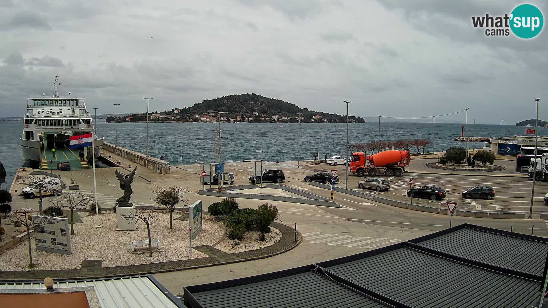Webcam Ugljan – Preko Ferry to Zadar