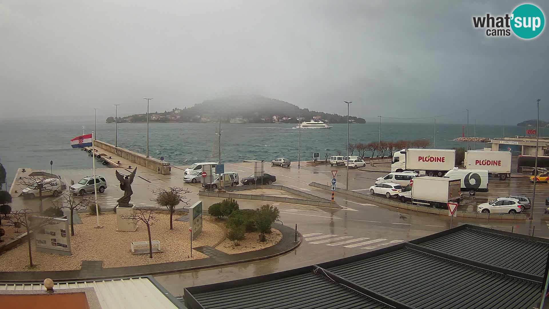 Webcam Ugliano – terminal traghetto da Preko a Zara