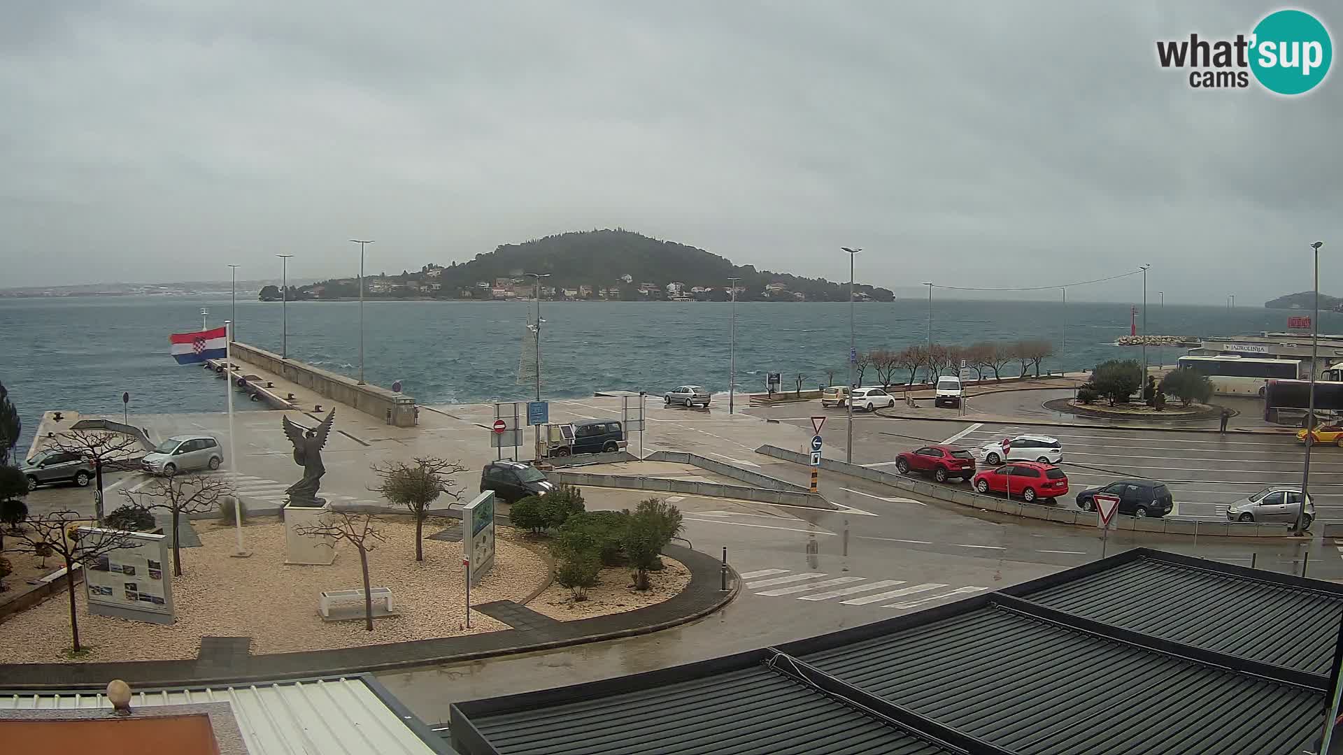 Web kamera Ugljan – Preko trajekt za Zadar
