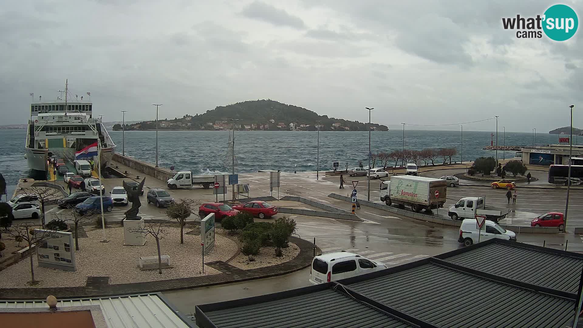 Webcam Ugljan – Preko Ferry to Zadar