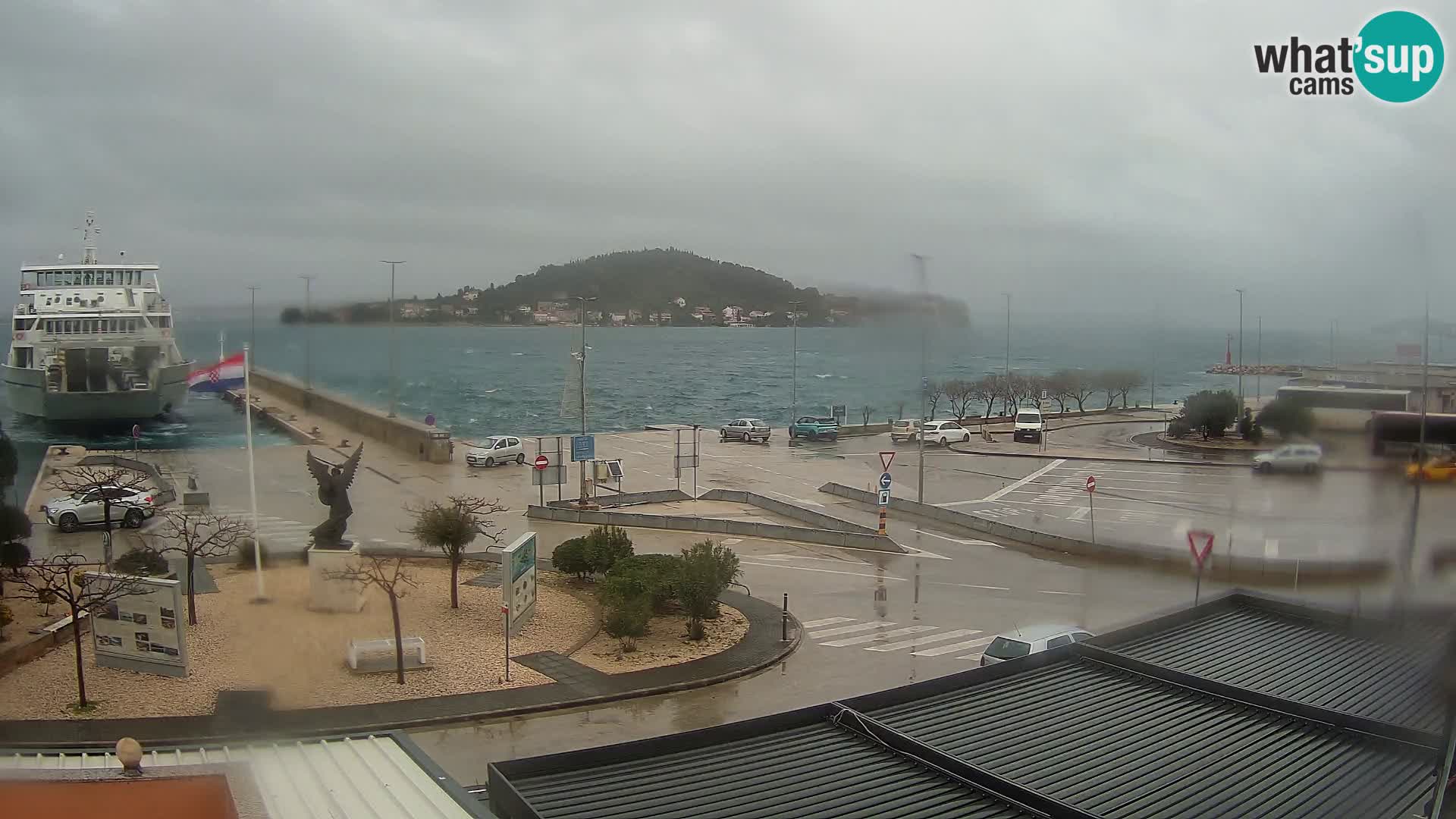 Webcam Ugliano – terminal traghetto da Preko a Zara