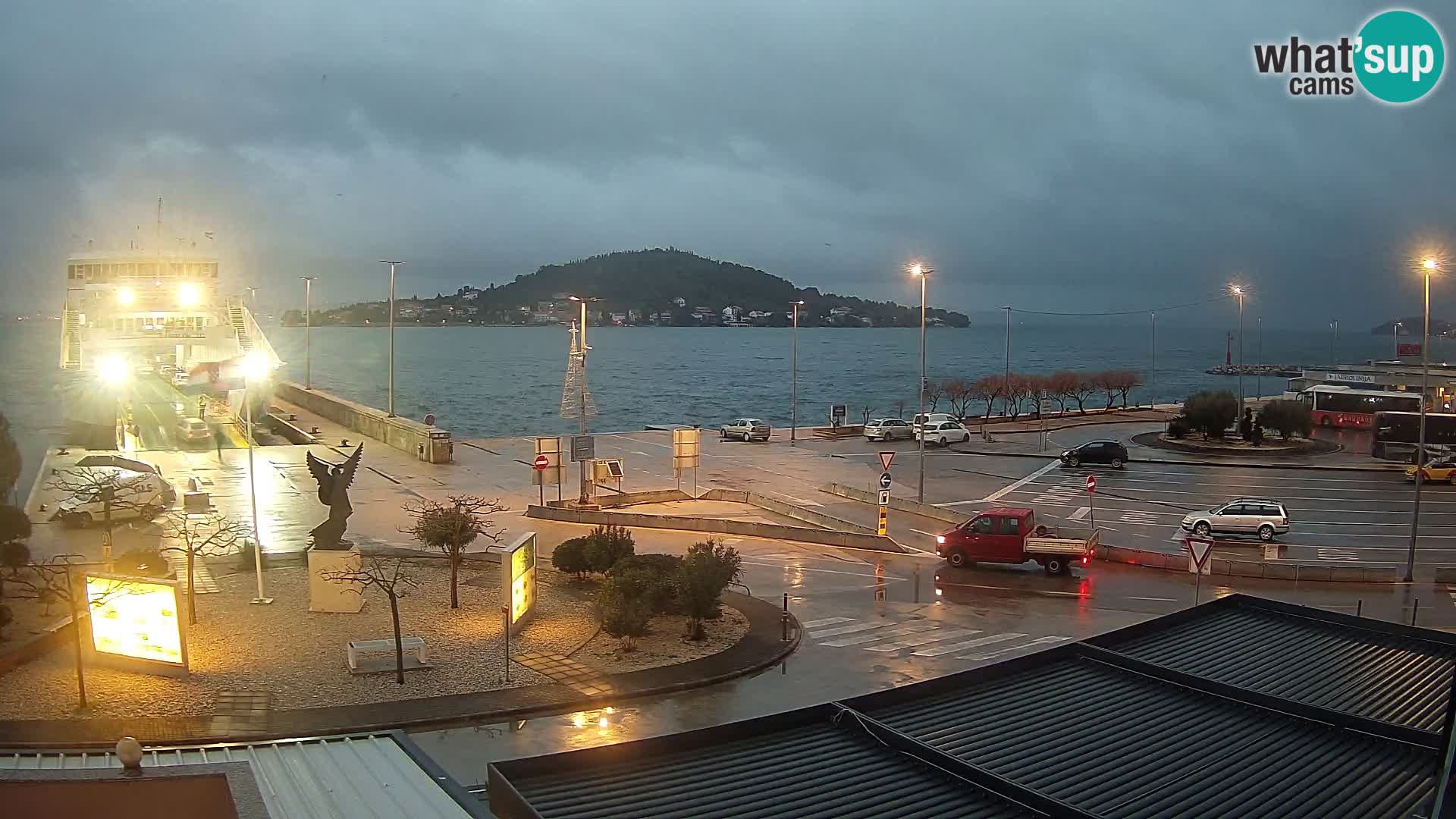 Spletna kamera Ugljan – trajekt Preko – Zadar