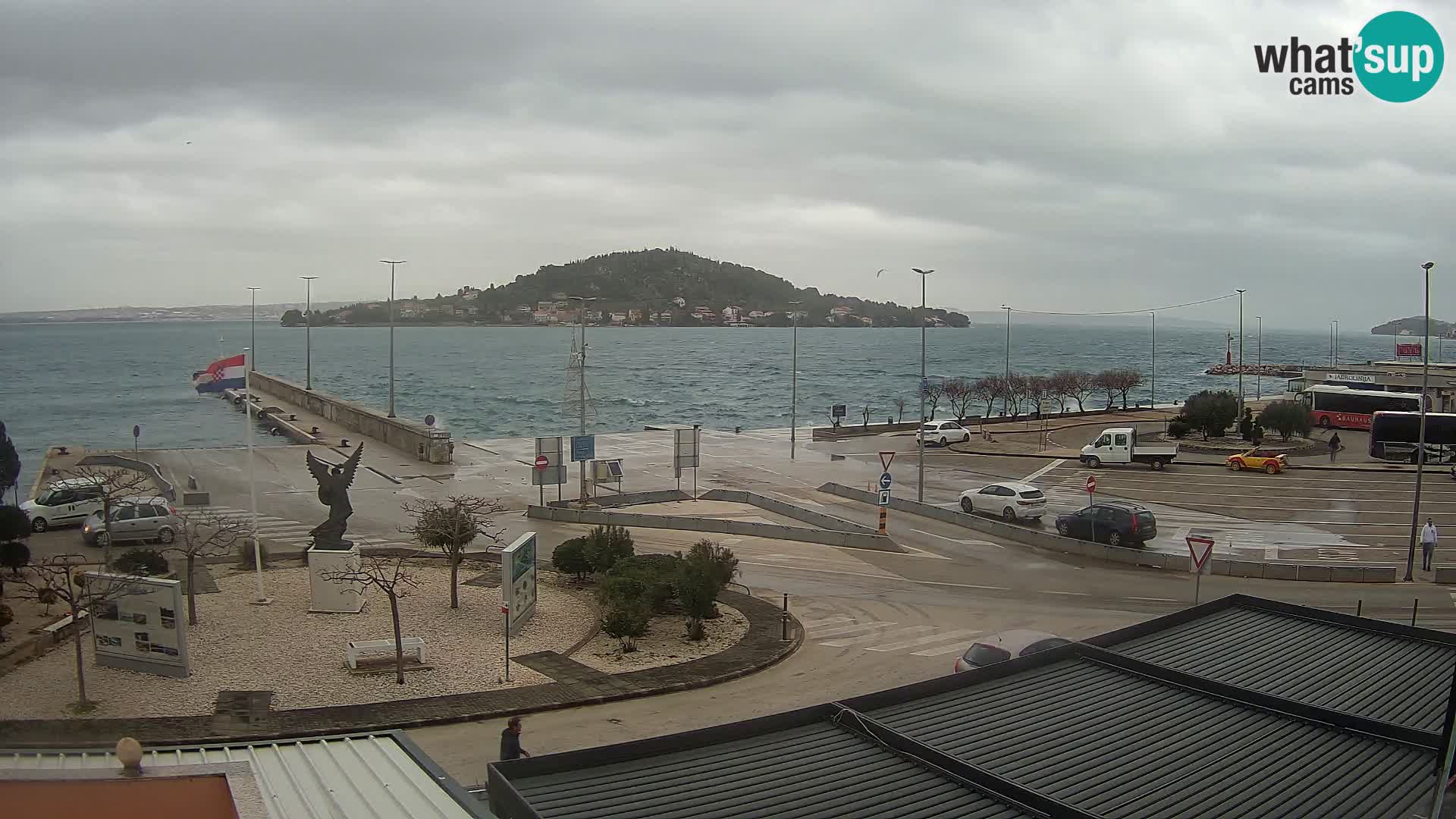 Webcam Ugljan – Preko Ferry to Zadar