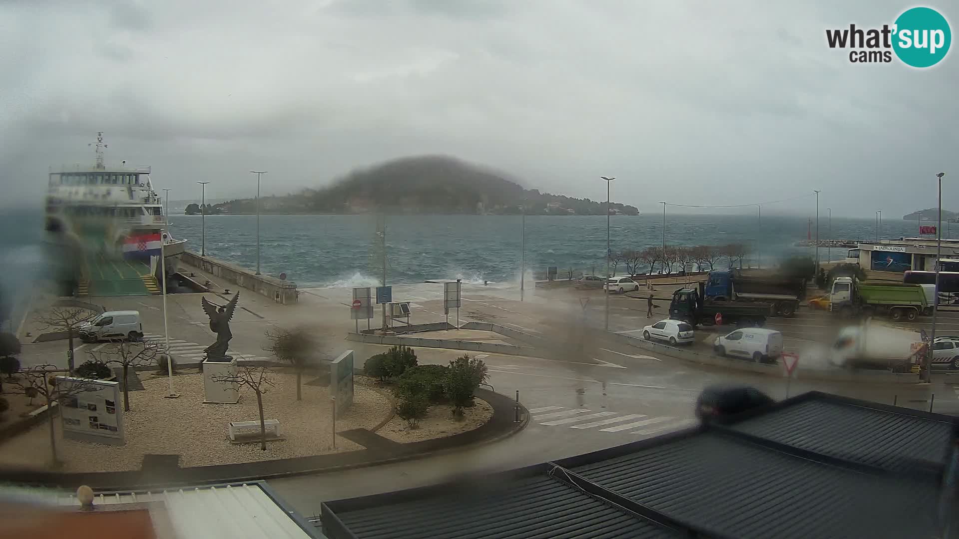 Web kamera Ugljan – Preko trajekt za Zadar