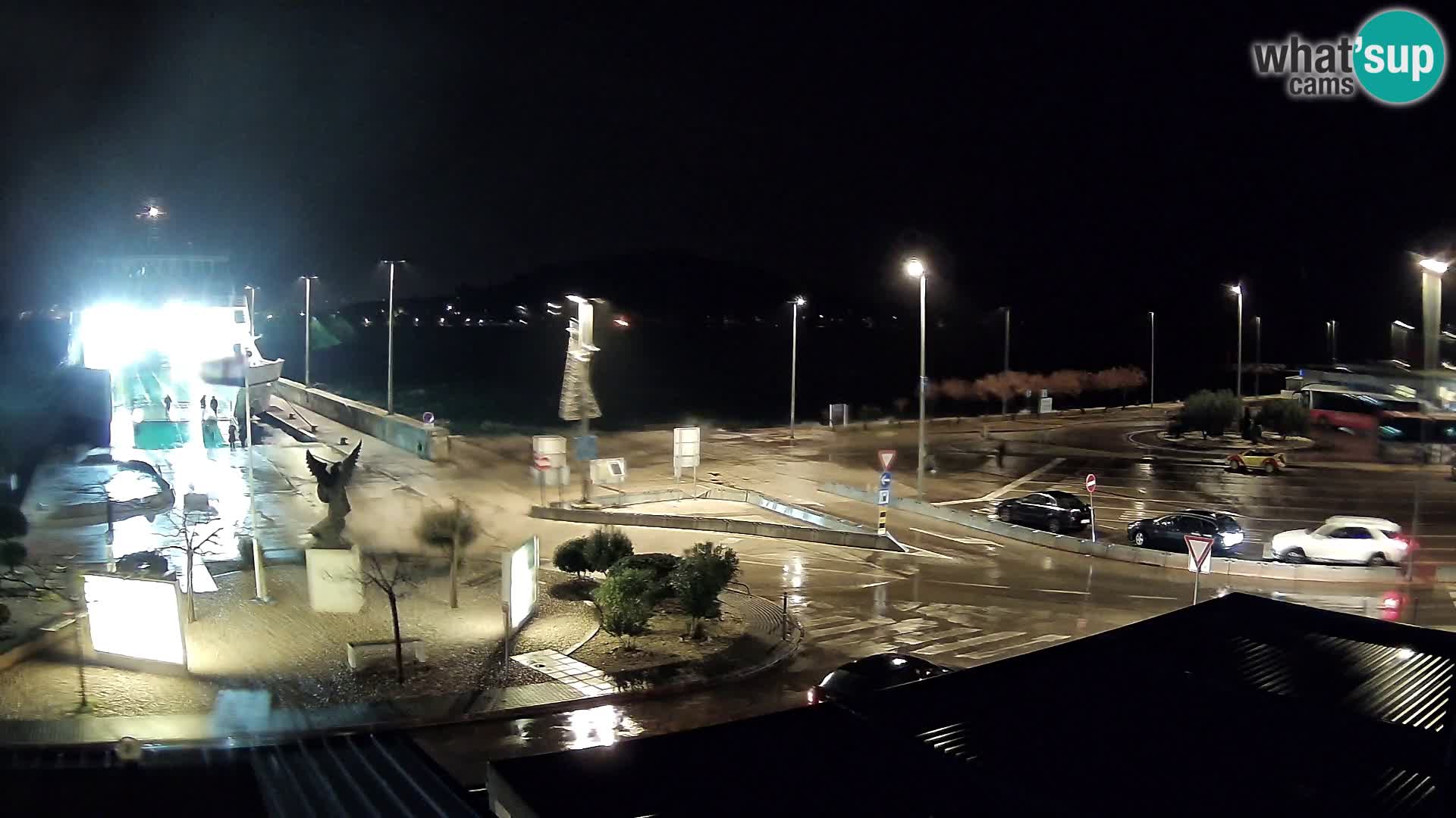 Webcam Ugliano – terminal traghetto da Preko a Zara