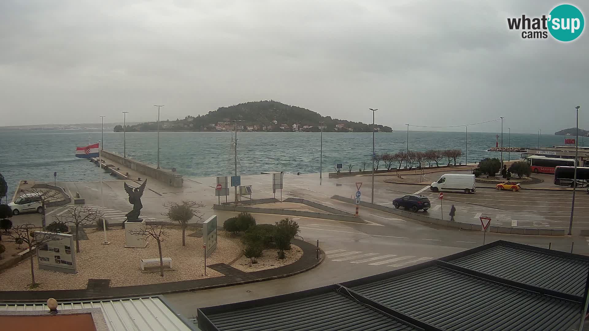 Webcam Ugljan – Preko Ferry to Zadar