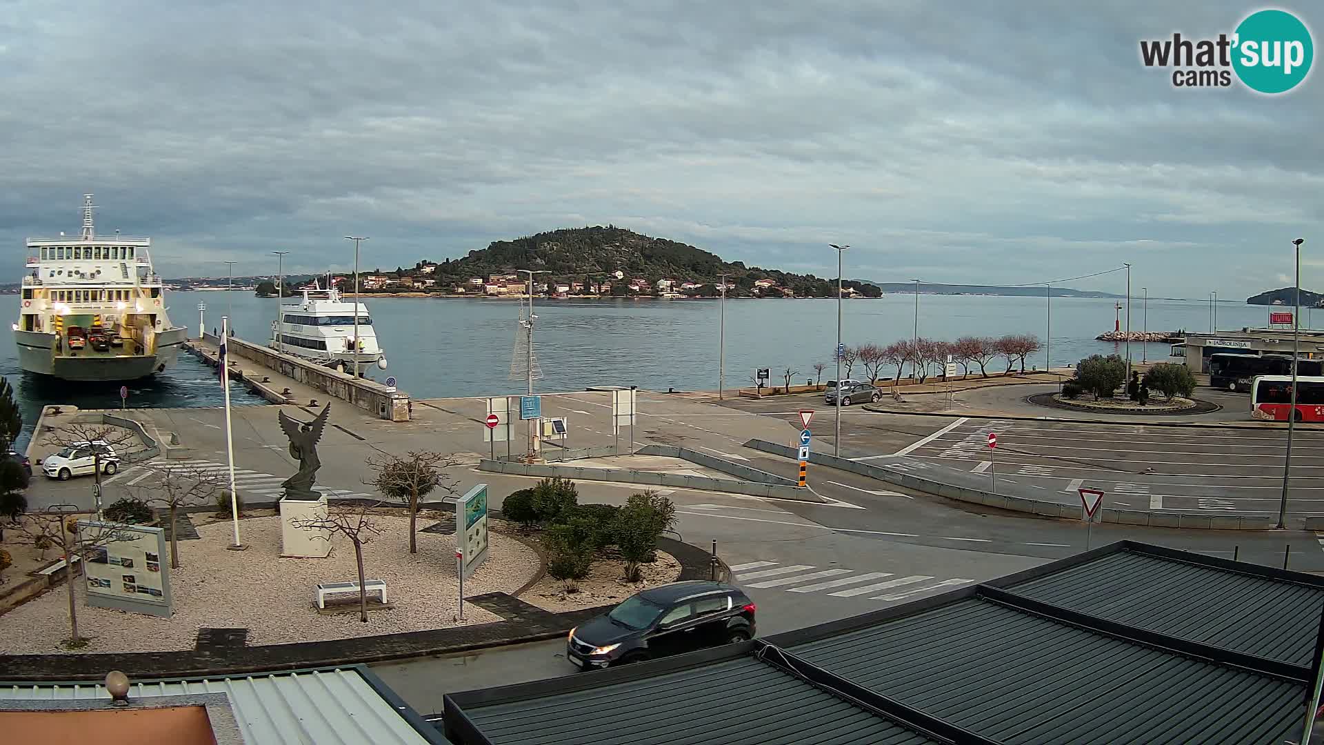 Webcam Ugljan – Preko Ferry to Zadar