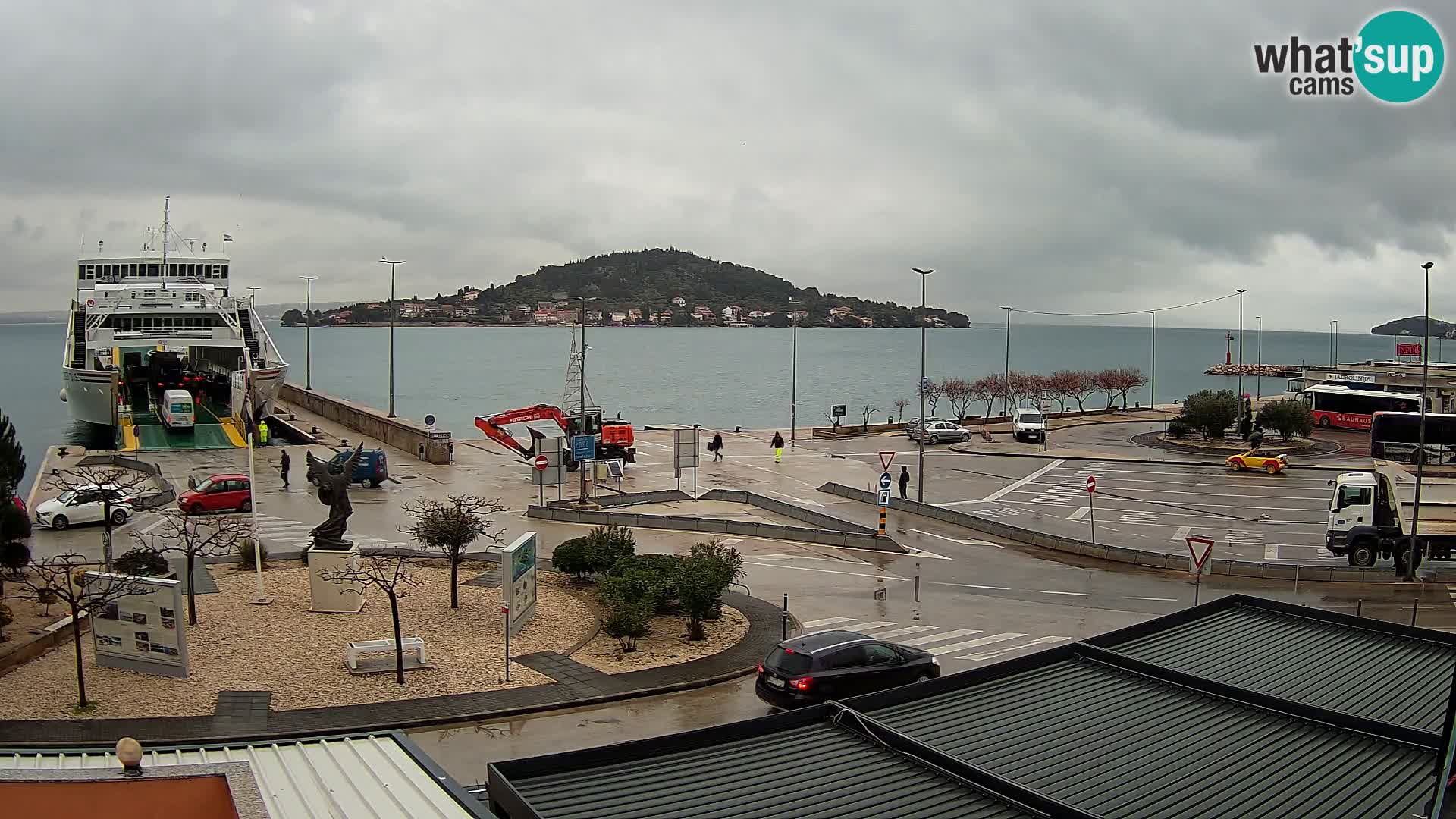 Spletna kamera Ugljan – trajekt Preko – Zadar